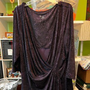Lane Bryant Deep Purple Top 26/28